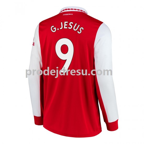 Arsenal Dresy Fotbal Gabriel Jesus 9 Muž Domácí 2022-2023 Dlouhý rukáv