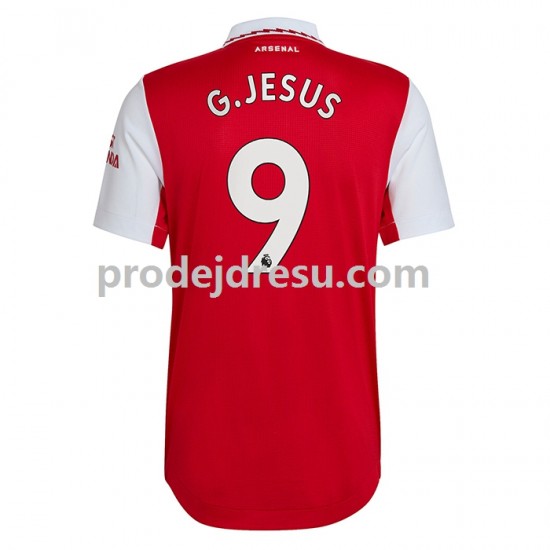 Arsenal Dresy Fotbal Gabriel Jesus 9 Muž Domácí 2022-2023 Krátký rukáv