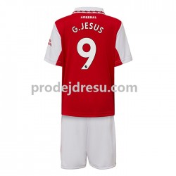 Arsenal Dresy Fotbal Gabriel Jesus 9 Dětský Domácí 2022-2023 Krátký rukáv