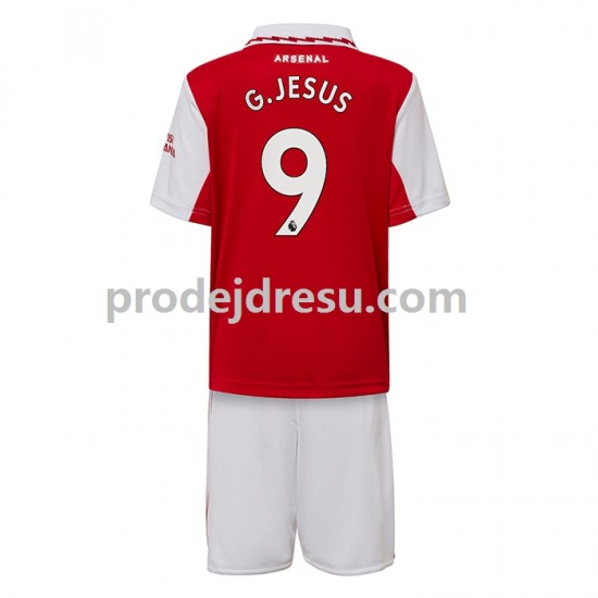 Arsenal Dresy Fotbal Gabriel Jesus 9 Dětský Domácí 2022-2023 Krátký rukáv