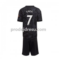 Arsenal Dresy Fotbal Saka 7 Dětský Venkovní 2022-2023 Krátký rukáv