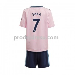 Arsenal Dresy Fotbal Saka 7 Dětský Alternativní 2022-2023 Krátký rukáv