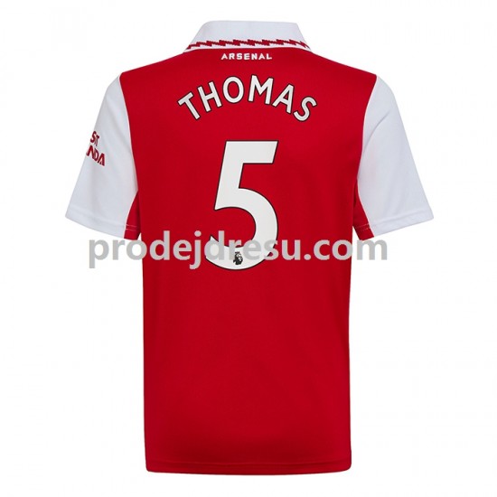 Arsenal Dresy Fotbal Thomas Partey 5 Muž Domácí 2022-2023 Krátký rukáv