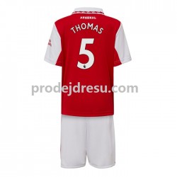 Arsenal Dresy Fotbal Thomas Partey 5 Dětský Domácí 2022-2023 Krátký rukáv