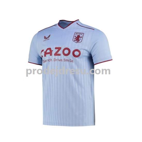 Aston Villa Dresy Fotbal Muž Venkovní 2022-2023 Krátký rukáv
