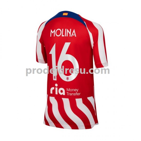 Atlético Madrid Dresy Fotbal Nahuel Molina 16 Muž Domácí 2022-2023 Krátký rukáv
