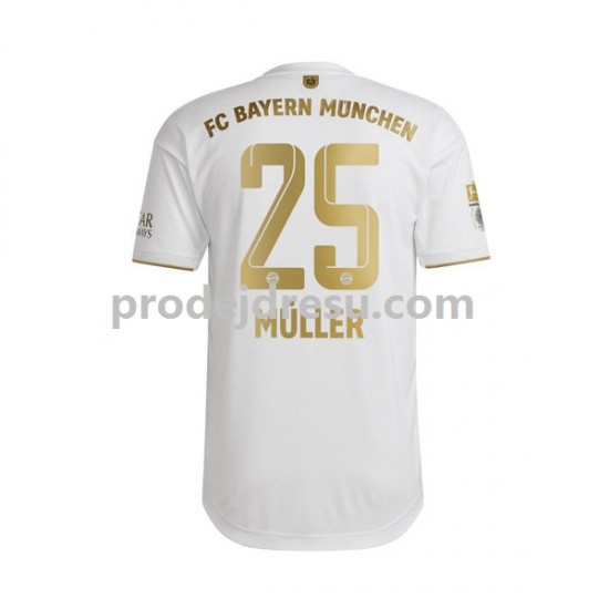 FC Bayern Mnichov Dresy Fotbal Thomas Muller 25 Muž Venkovní 2022-2023 Krátký rukáv