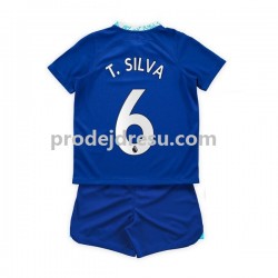 Chelsea Dresy Fotbal T. Silva 6 Dětský Domácí 2022-2023 Krátký rukáv