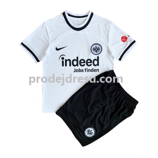 Eintracht Frankfurt Dresy Fotbal Dětský Domácí 2022-2023 Krátký rukáv