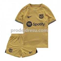 FC Barcelona Dresy Fotbal Dětský Venkovní 2022-2023 Krátký rukáv
