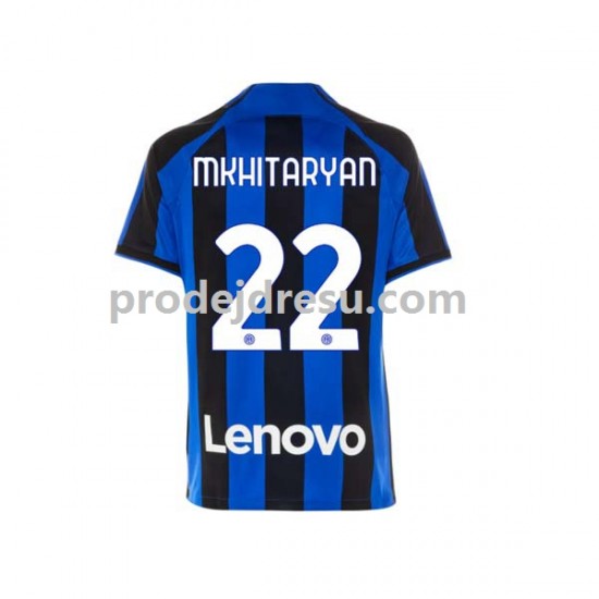 Inter Milán Dresy Fotbal Henrikh Mkhitaryan 22 Muž Domácí 2022-2023 Krátký rukáv