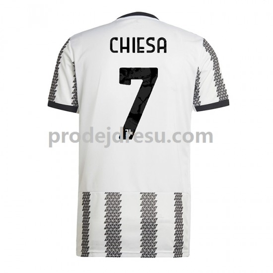 Juventus Dresy Fotbal Chiesa 7 Muž Domácí 2022-2023 Krátký rukáv