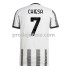 Juventus Dresy Fotbal Chiesa 7 Muž Domácí 2022-2023 Krátký rukáv