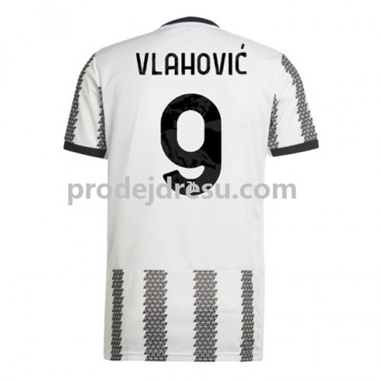 Juventus Dresy Fotbal Vlahovic 9 Muž Domácí 2022-2023 Krátký rukáv