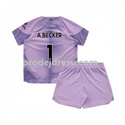 Liverpool Dresy Fotbal Alisson Becker 1 Brankářské Dětský Domácí 2022-2023 Krátký rukáv