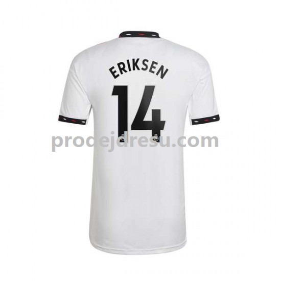 Manchester United Dresy Fotbal Christian Eriksen 14 Muž Venkovní 2022-2023 Krátký rukáv