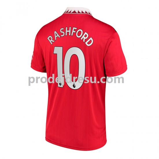 Manchester United Dresy Fotbal Rashford 10 Muž Domácí 2022-2023 Krátký rukáv