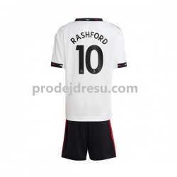 Manchester United Dresy Fotbal Rashford 10 Dětský Venkovní 2022-2023 Krátký rukáv