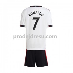 Manchester United Dresy Fotbal Ronaldo 7 Dětský Venkovní 2022-2023 Krátký rukáv