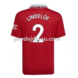 Manchester United Dresy Fotbal Victor Lindelof 2 Muž Domácí 2022-2023 Krátký rukáv