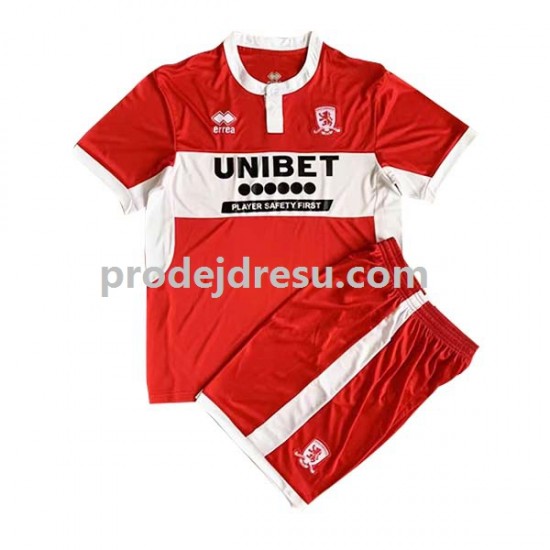 Middlesbrough Dresy Fotbal Dětský Domácí 2022-2023 Krátký rukáv
