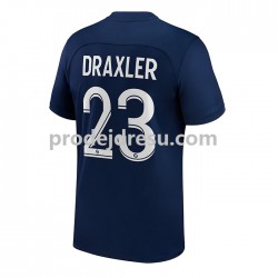 Paris Saint-Germain Dresy Fotbal Draxler 23 Muž Domácí 2022-2023 Krátký rukáv