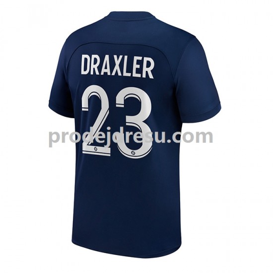 Paris Saint-Germain Dresy Fotbal Draxler 23 Muž Domácí 2022-2023 Krátký rukáv