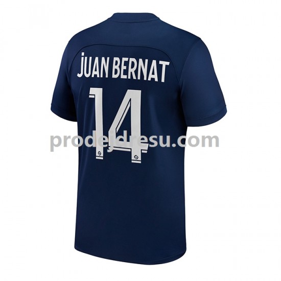 Paris Saint-Germain Dresy Fotbal Juan Bernat 14 Muž Domácí 2022-2023 Krátký rukáv