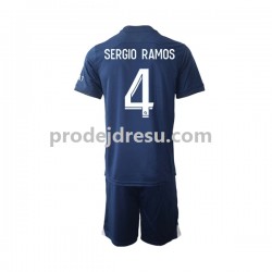 Paris Saint-Germain Dresy Fotbal Sergio Ramos 4 Dětský Domácí 2022-2023 Krátký rukáv