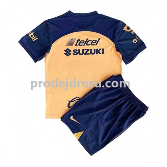 Pumas UNAM Dresy Fotbal Dětský Venkovní 2022-2023 Krátký rukáv