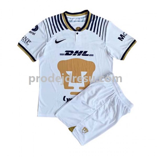 Pumas UNAM Dresy Fotbal Dětský Domácí 2022-2023 Krátký rukáv