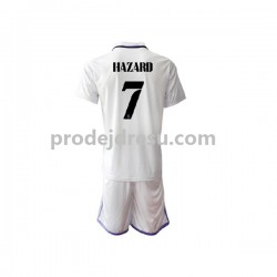 Real Madrid Dresy Fotbal Eden Hazard 7 Dětský Domácí 2022-2023 Krátký rukáv