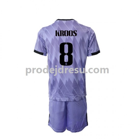 Real Madrid Dresy Fotbal Toni Kroos 8 Dětský Venkovní 2022-2023 Krátký rukáv