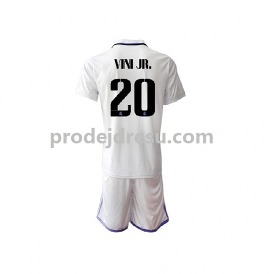 Real Madrid Dresy Fotbal Vinicius Junior 20 Dětský Domácí 2022-2023 Krátký rukáv