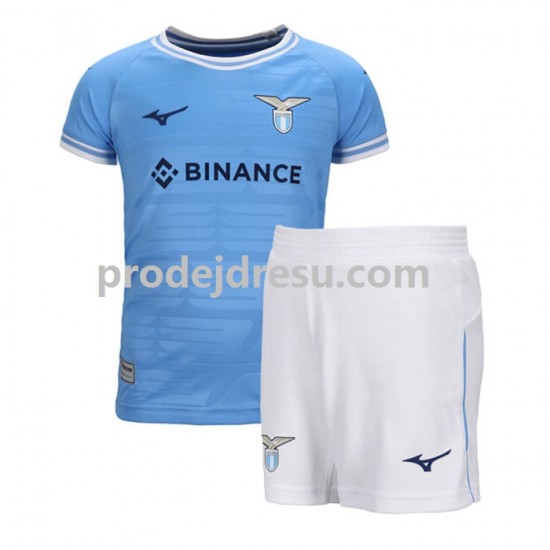 Lazio Řím Dresy Fotbal Dětský Domácí 2022-2023 Krátký rukáv