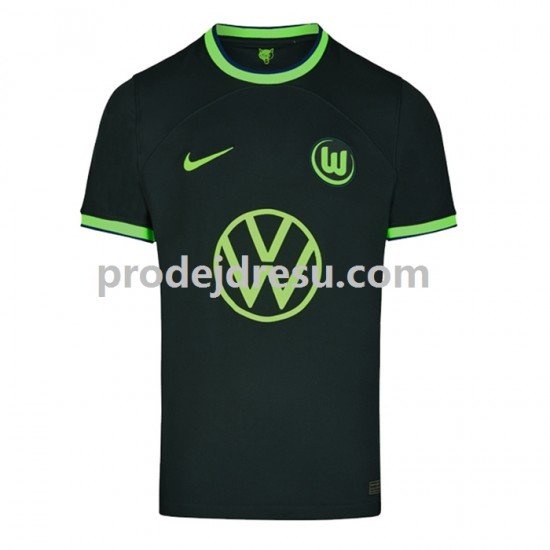 VfL Wolfsburg Dresy Fotbal Muž Venkovní 2022-2023 Krátký rukáv