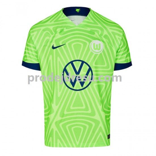 VfL Wolfsburg Dresy Fotbal Muž Domácí 2022-2023 Krátký rukáv