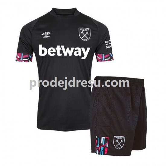 West Ham United Dresy Fotbal Dětský Venkovní 2022-2023 Krátký rukáv