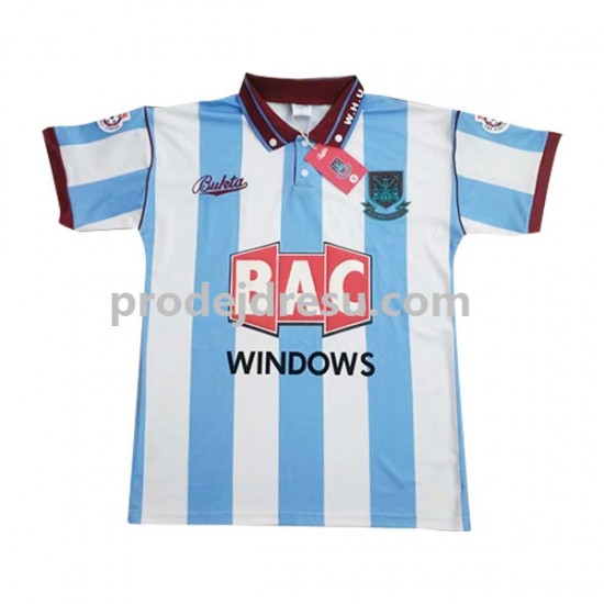 West Ham United Dresy Fotbal Retro Muž Venkovní 1991-1992 Krátký rukáv