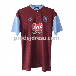 West Ham United Dresy Fotbal Retro Muž Domácí 1989-1990 Krátký rukáv