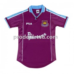 West Ham United Dresy Fotbal Retro Muž Domácí 1999-2001 Krátký rukáv