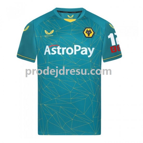 Wolverhampton Wanderers Dresy Fotbal Muž Venkovní 2022-2023 Krátký rukáv