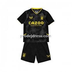 Aston Villa Dresy Fotbal Dětský Alternativní 2022-2023 Krátký rukáv