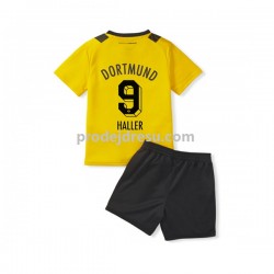 Borussia Dortmund Dresy Fotbal Sebastien Haller 9 Dětský Domácí 2022-2023 Krátký rukáv