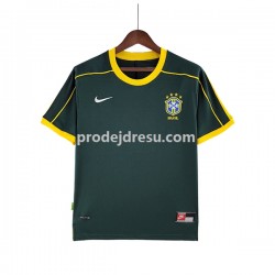 Brazílie Dresy Fotbal Brankářské Retro Muž Venkovní 1998 Krátký rukáv