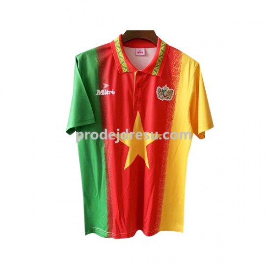 Kamerun Dresy Fotbal Retro Muž Domácí 1994 Krátký rukáv