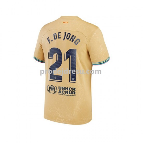 FC Barcelona Dresy Fotbal Frenkie de Jong 21 Muž Venkovní 2022-2023 Krátký rukáv