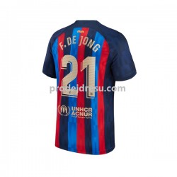 FC Barcelona Dresy Fotbal Frenkie de Jong 21 Muž Domácí 2022-2023 Krátký rukáv