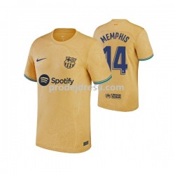 FC Barcelona Dresy Fotbal Memphis Depay 14 Muž Venkovní 2022-2023 Krátký rukáv