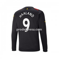 Manchester City Dresy Fotbal Haaland 9 Muž Venkovní 2022-2023 Dlouhý rukáv